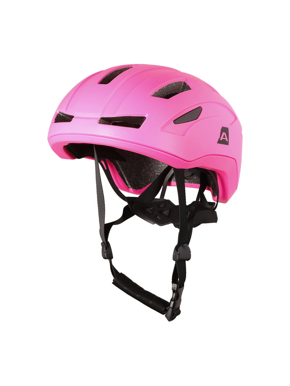 ALPINE PRO Otroška kolesarska čelada ap 52-56 cm ALPINE PRO OWERO pink glo