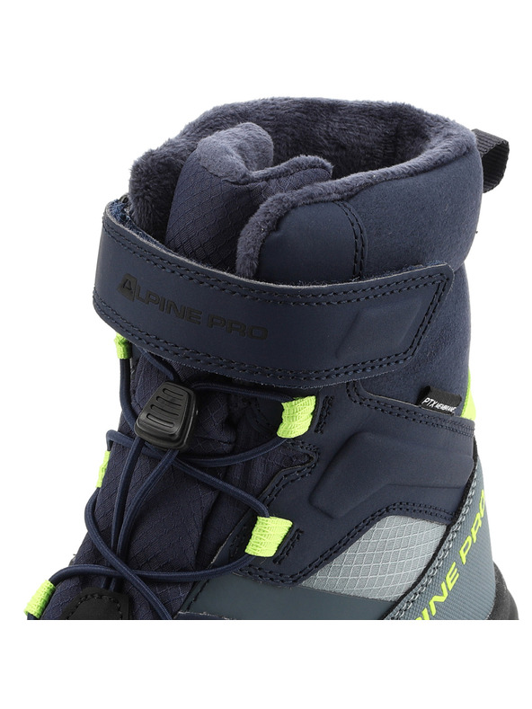 ALPINE PRO Otroška zimska obutev z membrano ptx ALPINE PRO NERO mykonos blue