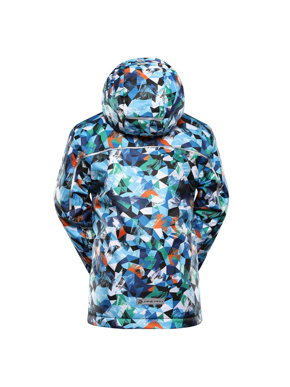 ALPINE PRO Otroška smučarska jakna z membrano ptx snow ALPINE PRO KIWERO white varianta pd