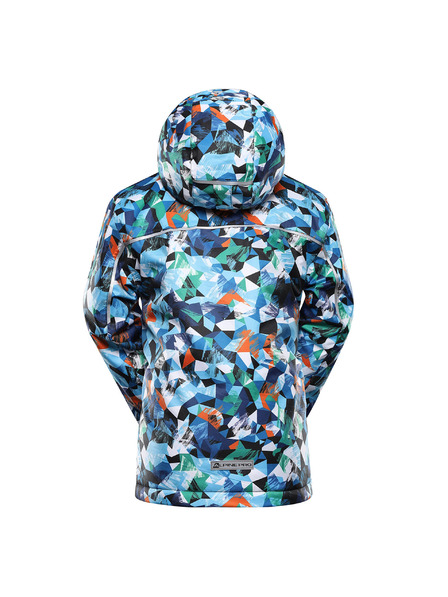 ALPINE PRO Otroška smučarska jakna z membrano ptx snow ALPINE PRO KIWERO white varianta pd