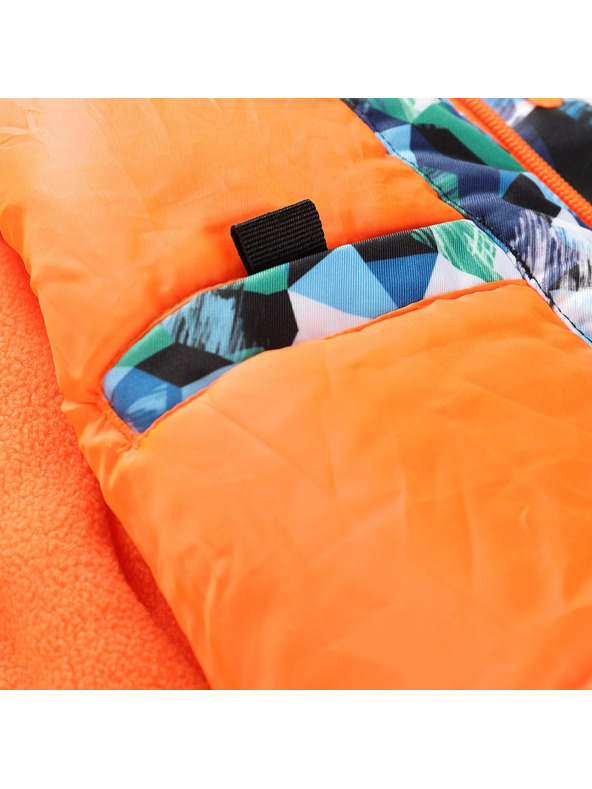 ALPINE PRO Otroška smučarska jakna z membrano ptx snow ALPINE PRO KIWERO white varianta pd