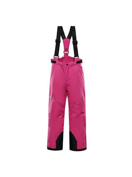 ALPINE PRO Otroške smučarske hlače z membrano ptx snow ALPINE PRO EDESO 2 fuchsia fedora