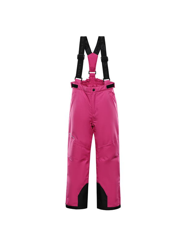 ALPINE PRO Otroške smučarske hlače z membrano ptx snow ALPINE PRO EDESO 2 fuchsia fedora