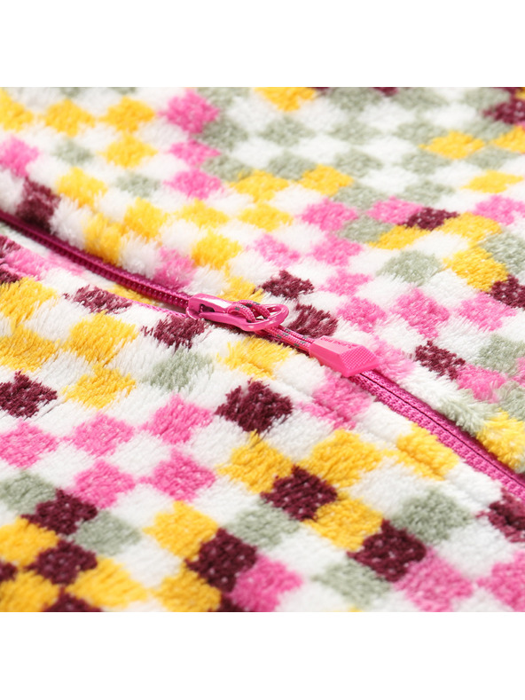 ALPINE PRO Otroška flisasta jopa s supratherm ALPINE PRO EFLINO fuchsia fedora različica pc