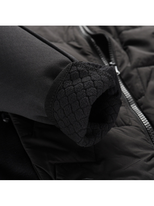 ALPINE PRO Otroška jopa z merino polnilom ALPINE PRO JORWO 2 black