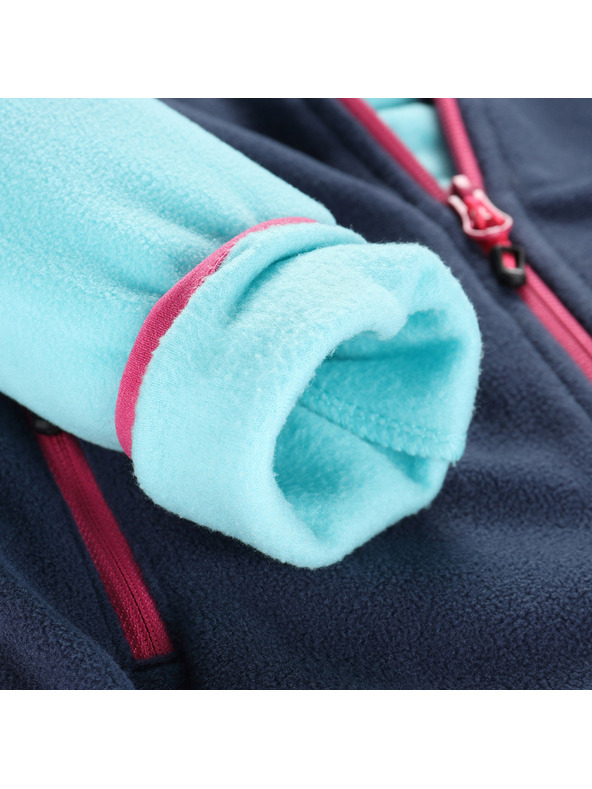 ALPINE PRO Otroška topla jopa iz mikroflisa ALPINE PRO SIUSO 3 limpet shell