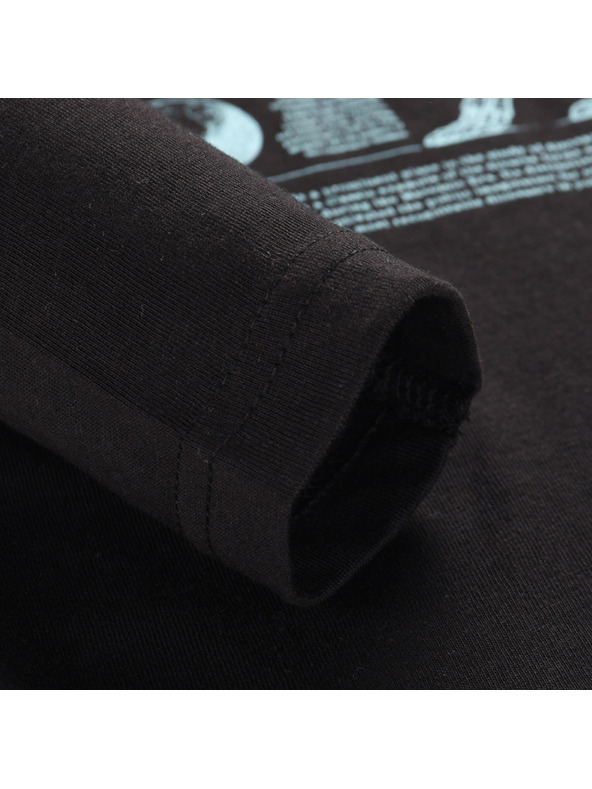 ALPINE PRO Otroška majica iz organske bombaževine ALPINE PRO ECCO 2 black varianta pf