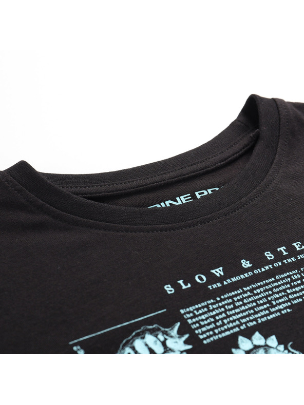 ALPINE PRO Otroška majica iz organske bombaževine ALPINE PRO ECCO 2 black varianta pf