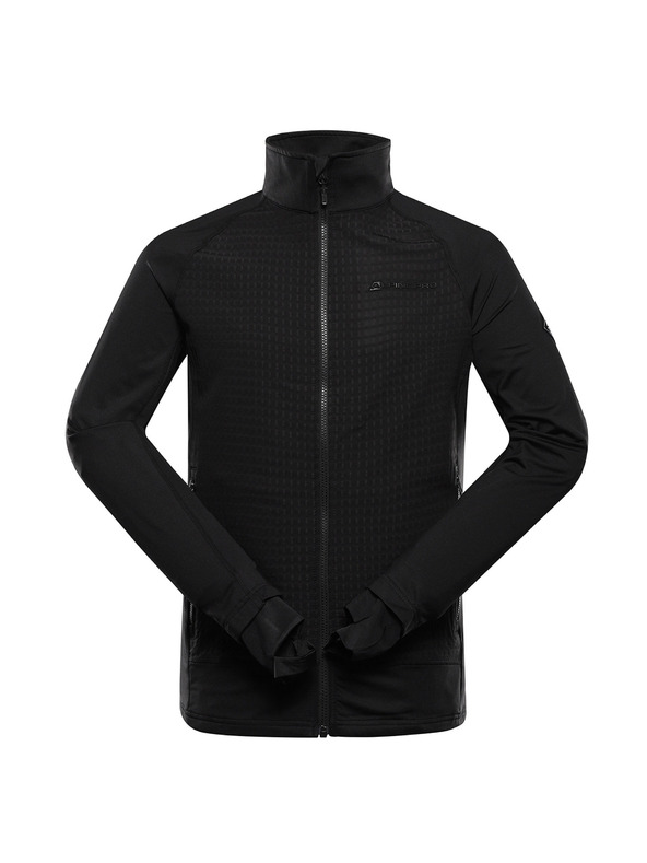 ALPINE PRO Moška jopica z zadrgo s prostretch ALPINE PRO QUERT 2 black