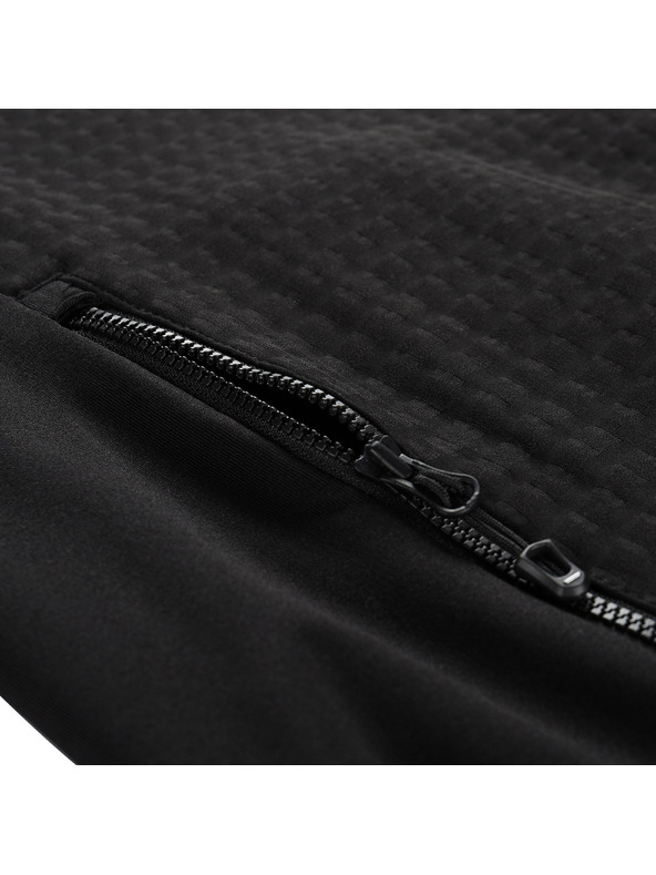 ALPINE PRO Moška jopica z zadrgo s prostretch ALPINE PRO QUERT 2 black