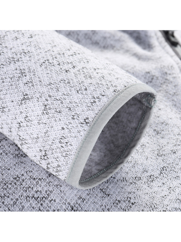 ALPINE PRO Moški topel jopič na zadrgo ALPINE PRO ZEG 2 white