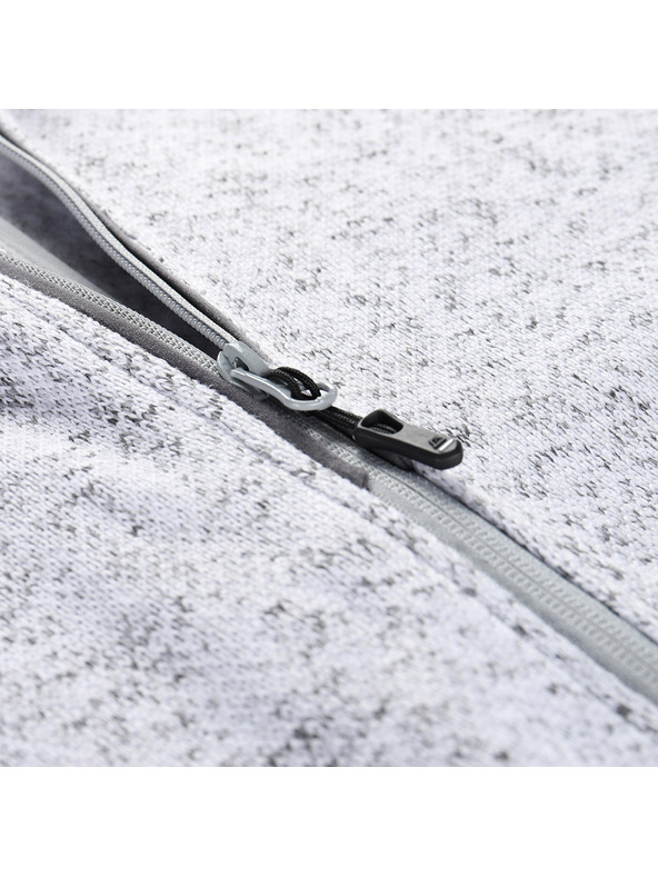 ALPINE PRO Moški topel jopič na zadrgo ALPINE PRO ZEG 2 white