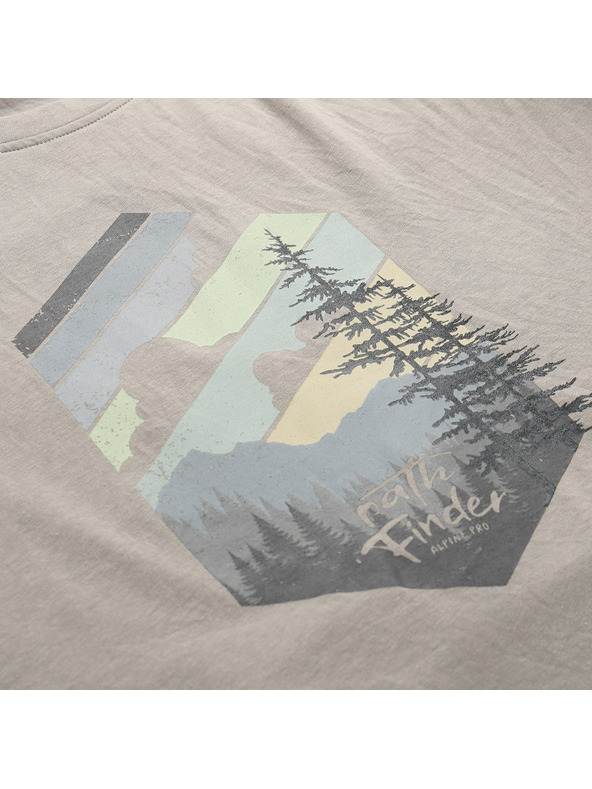 ALPINE PRO Moška majica iz materiala, ki se ne mečka, ALPINE PRO NOGER dove varianta pa