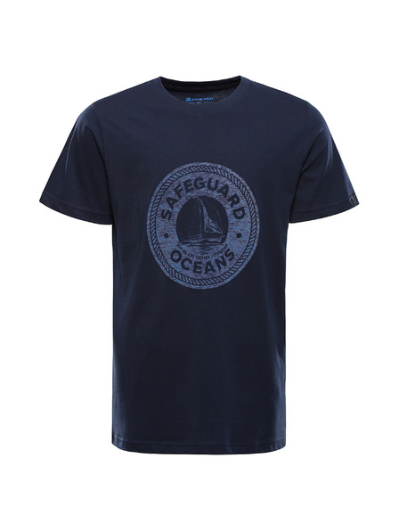 ALPINE PRO Moška bombažna majica ALPINE PRO DOMEN moonlit ocean varianta pa