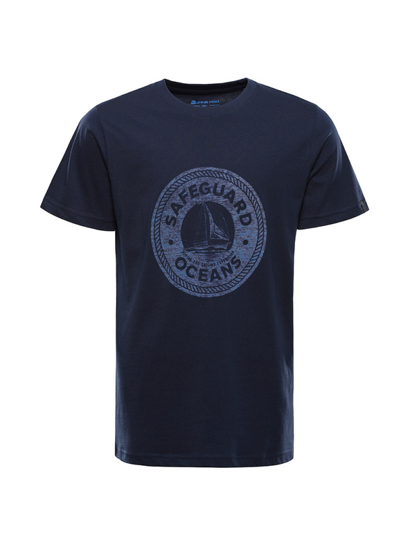 ALPINE PRO Moška bombažna majica ALPINE PRO DOMEN moonlit ocean varianta pa