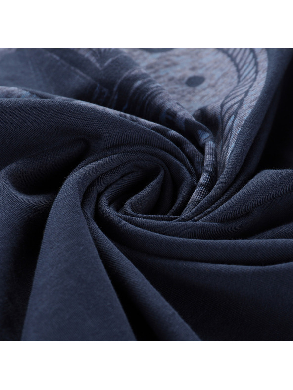 ALPINE PRO Moška bombažna majica ALPINE PRO DOMEN moonlit ocean varianta pa