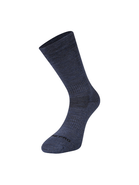ALPINE PRO Antibakterijske nogavice iz merino volne ALPINE PRO ERATE dk.metal blue