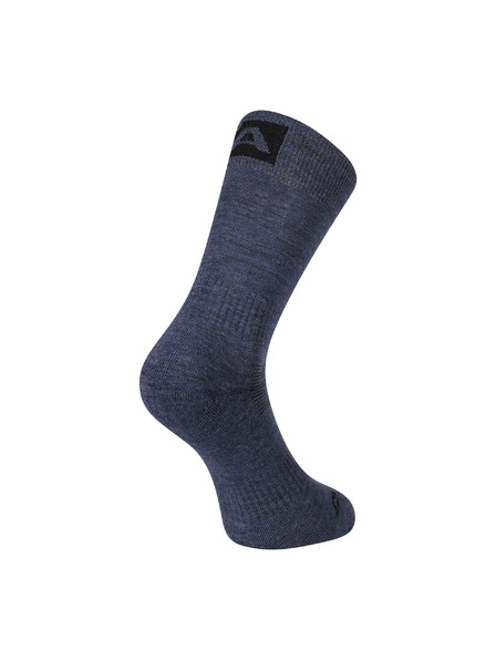 ALPINE PRO Antibakterijske nogavice iz merino volne ALPINE PRO ERATE dk.metal blue
