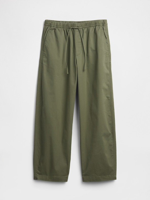 GAP Hlače High Rise Easy Barrel Khakis GAP