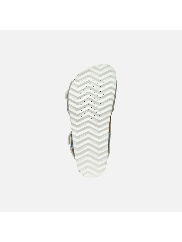 Geox Srebrne deklešnje sandale Geox Adriel