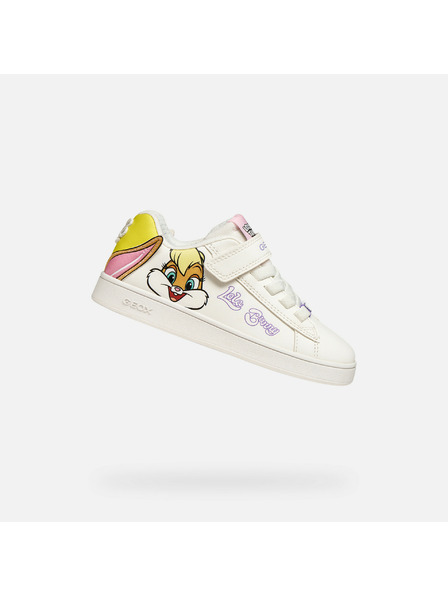 Geox Bele dekliške superge Geox Eclyper