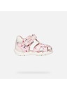 Geox Svetlo rožnate deklešnje sandale za prve korake Geox Sandal Zapito