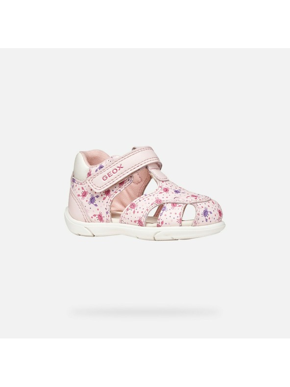 Geox Svetlo rožnate deklešnje sandale za prve korake Geox Sandal Zapito