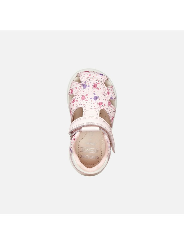 Geox Svetlo rožnate deklešnje sandale za prve korake Geox Sandal Zapito