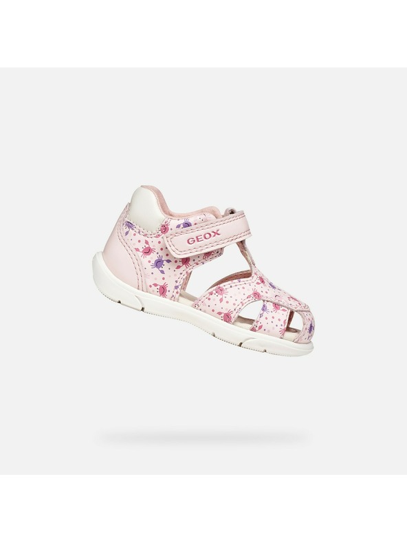 Geox Svetlo rožnate deklešnje sandale za prve korake Geox Sandal Zapito