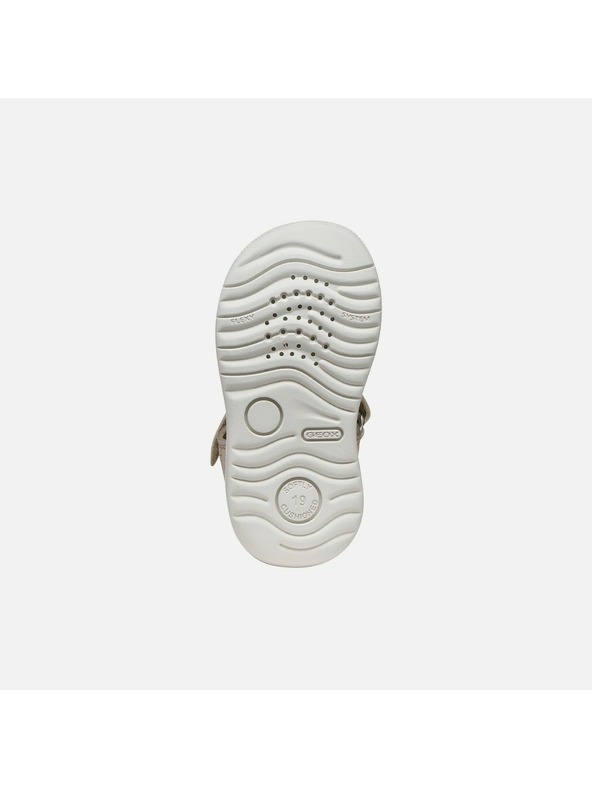 Geox Bež deklešnje sandale za prve korake Geox Sandal Macchia