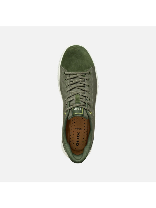 Geox Temno zeleni moški superge Geox Flextride Plus Fast in