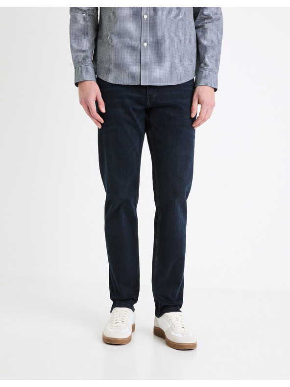 Celio Temno sive moške kavbojke ravnega kroja Celio C15