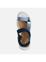 Geox Modre ženské sandale Geox Flextride S