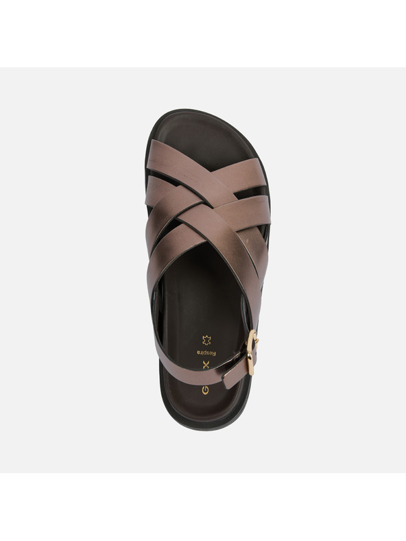 Geox Rjave ženske sandale Geox Adelash