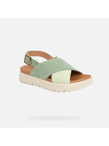 Geox Zelene ženske sandale Geox Xand 2.1S