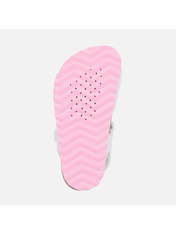 Geox Bele dekliške sandale Geox Chalki