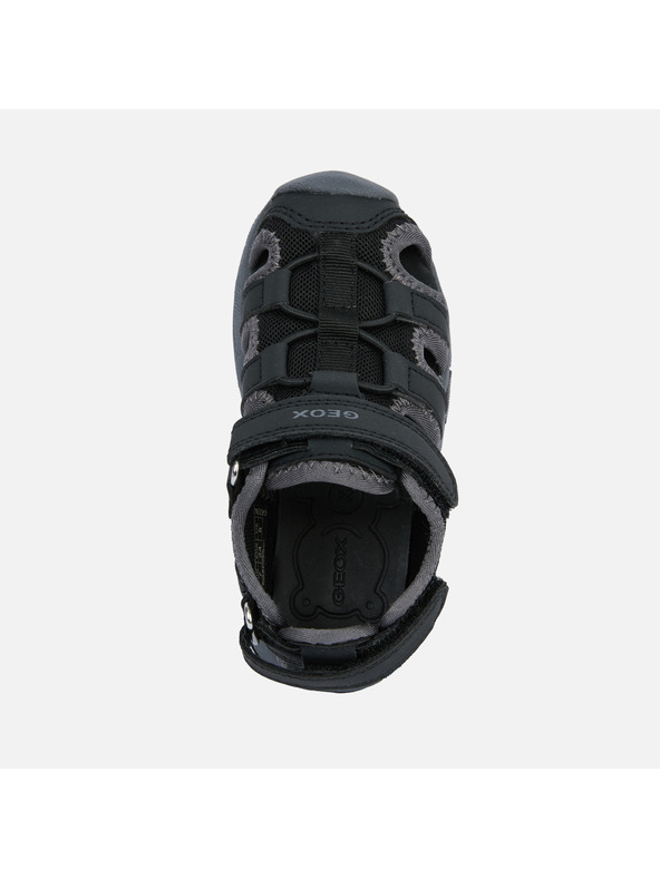 Geox Crne deciske sandale Geox Multy