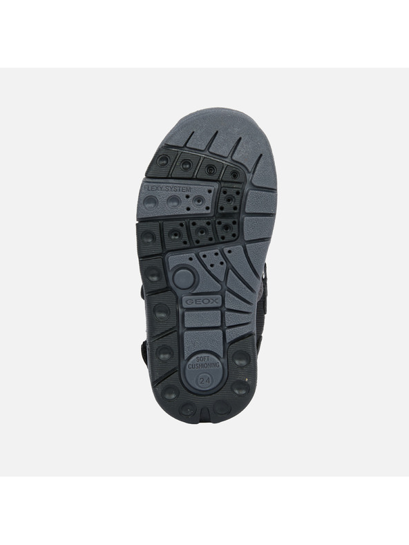 Geox Crne deciske sandale Geox Multy