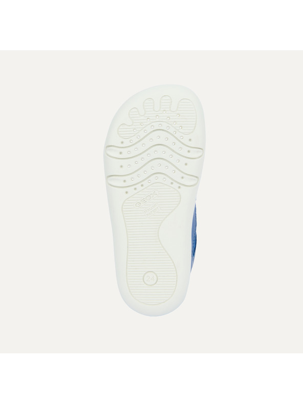 Geox Modre deciske barefoot superge za prve korake Geox Steppieup