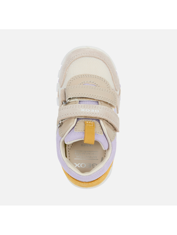 Geox Bež dekliške barefoot superge za prve korake Geox Iupidoo