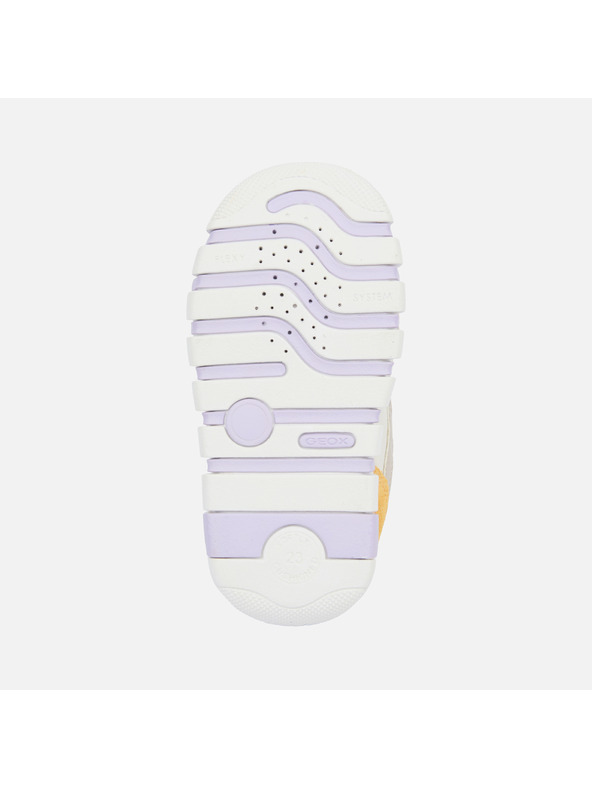 Geox Bež dekliške barefoot superge za prve korake Geox Iupidoo