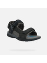 Geox Črni moški sandali Geox Spherica EC5