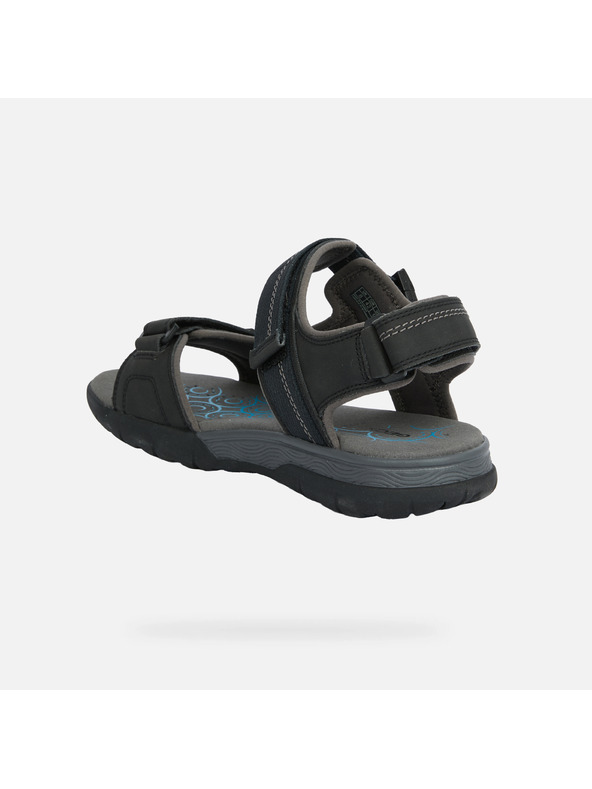 Geox Črni moški sandali Geox Spherica EC5