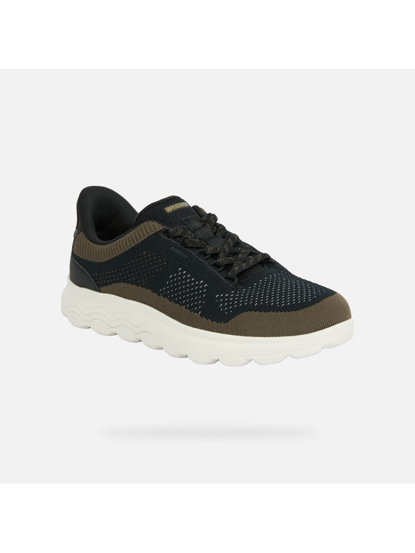 Geox Črne moške superge Geox Spherica Plus Fast in