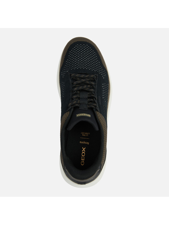 Geox Črne moške superge Geox Spherica Plus Fast in