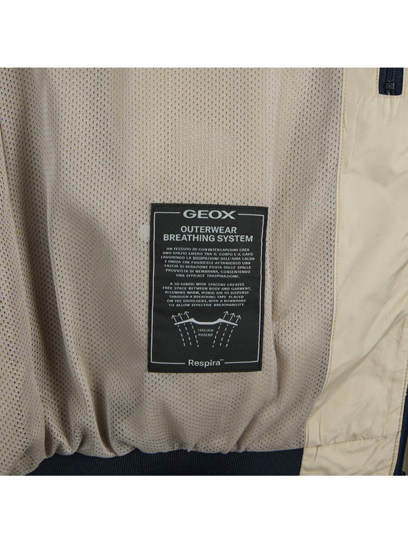 Geox Bež moški bombažni plašč Geox Jharrod