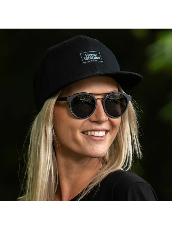 Horsefeathers Sončna očala Nomad - brushed black/gray