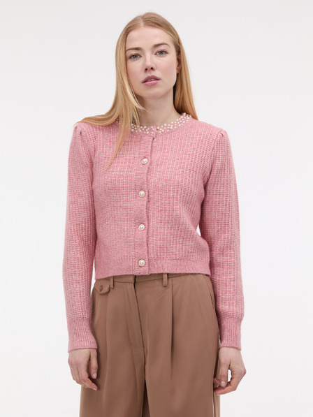 Orsay Svetlo roza ženski kardigan z aplikacijo ORSAY