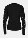 Orsay Črn ženski pulover z aplikacijo ORSAY