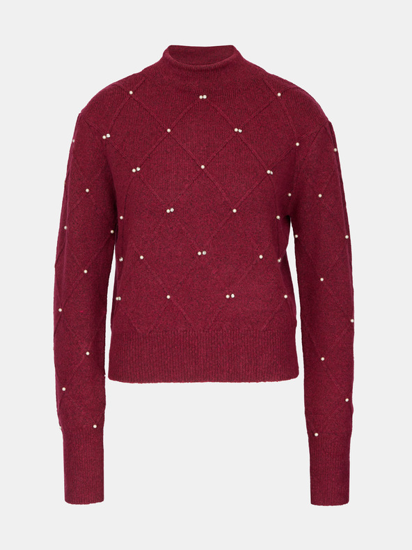 Orsay Bordo ženski pulover z aplikacijo ORSAY